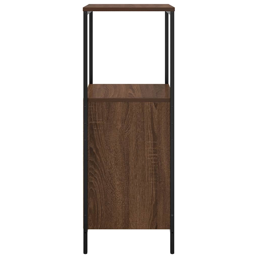 Badkamermeubel met planken 36x35x95 cm bruin eiken is nu te koop bij PeponiXL, paradijselijk wonen!