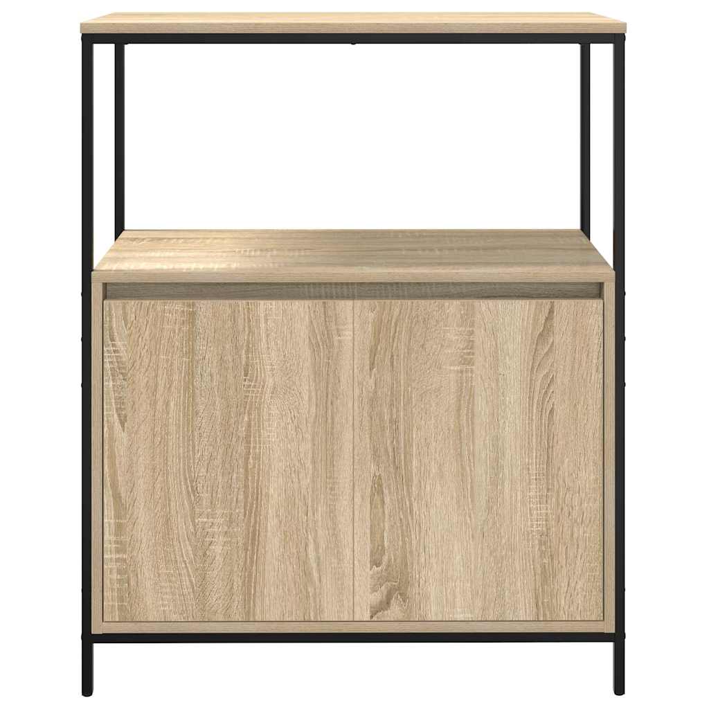 Badkamermeubel met planken 76,5x35x95 cm Sonoma eikenkleurig is nu te koop bij PeponiXL, paradijselijk wonen!