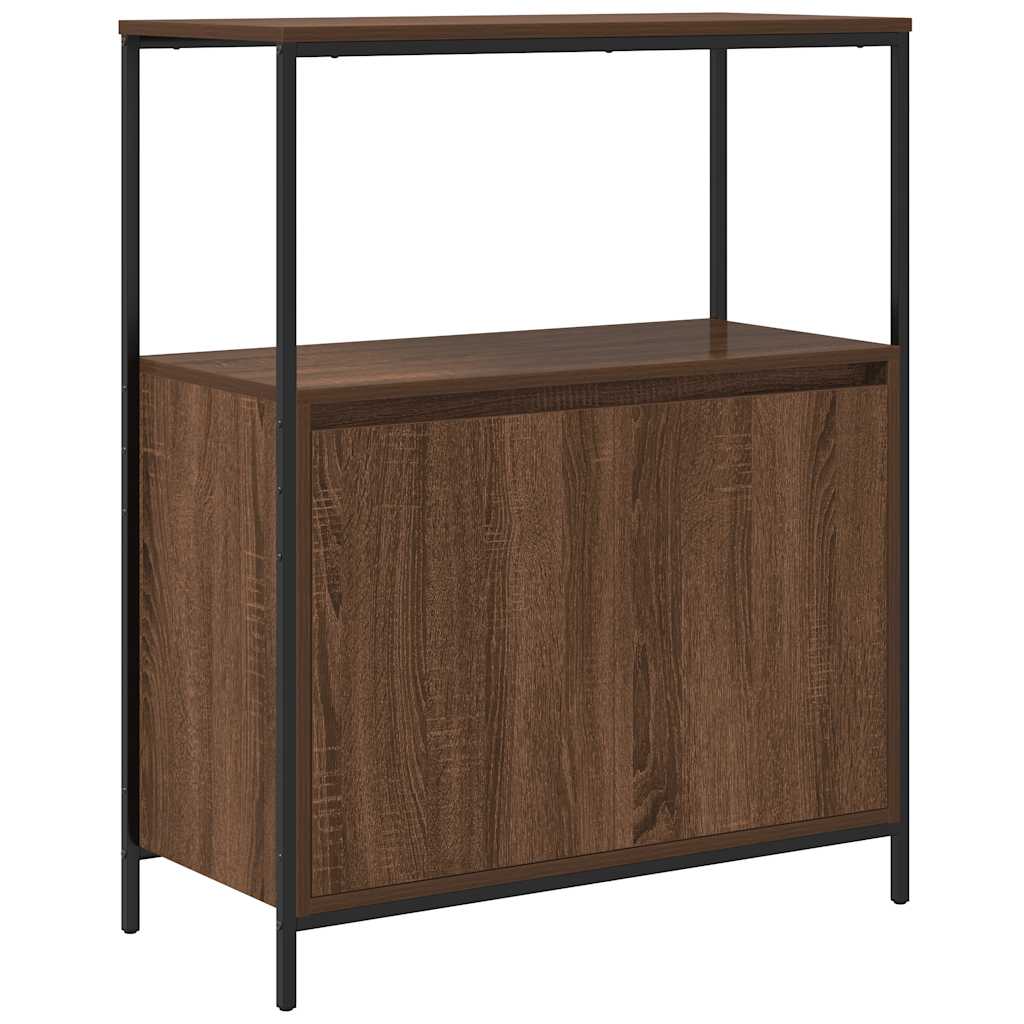Badkamermeubel met planken 76,5x35x95 cm bruin eiken is nu te koop bij PeponiXL, paradijselijk wonen!