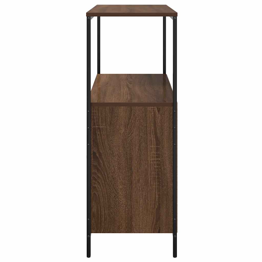 Badkamermeubel met planken 76,5x35x95 cm bruin eiken is nu te koop bij PeponiXL, paradijselijk wonen!