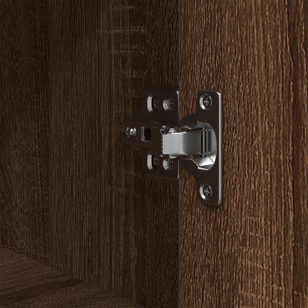 Badkamermeubel met planken 76,5x35x95 cm bruin eiken is nu te koop bij PeponiXL, paradijselijk wonen!