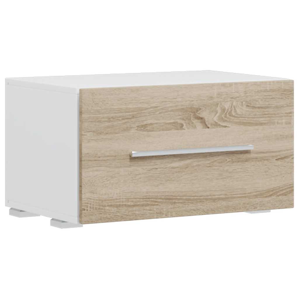 5-delige Tv-meubels met LED bewerkt hout sonoma eiken is nu te koop bij PeponiXL, paradijselijk wonen!