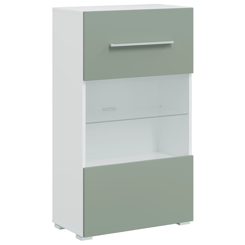 5-delige Tv-meubels met LED-verlichting bewerkt hout olijfgroen is nu te koop bij PeponiXL, paradijselijk wonen!