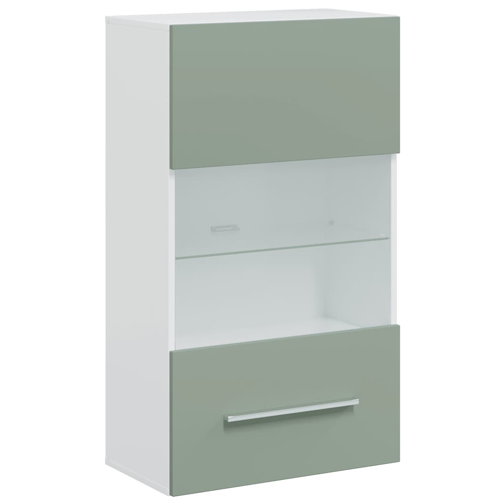 5-delige Tv-meubels met LED-verlichting bewerkt hout olijfgroen is nu te koop bij PeponiXL, paradijselijk wonen!