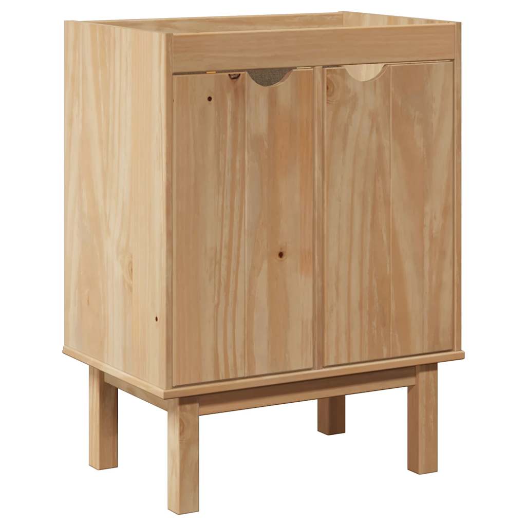 3-delige Badkamermeubelset OTTA massief grenenhout is nu te koop bij PeponiXL, paradijselijk wonen!