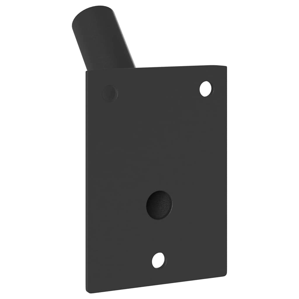 Vlaggen Mast Houder Zwart 10,5 x 7,5 x 0,25 cm Staal is nu te koop bij PeponiXL, paradijselijk wonen!