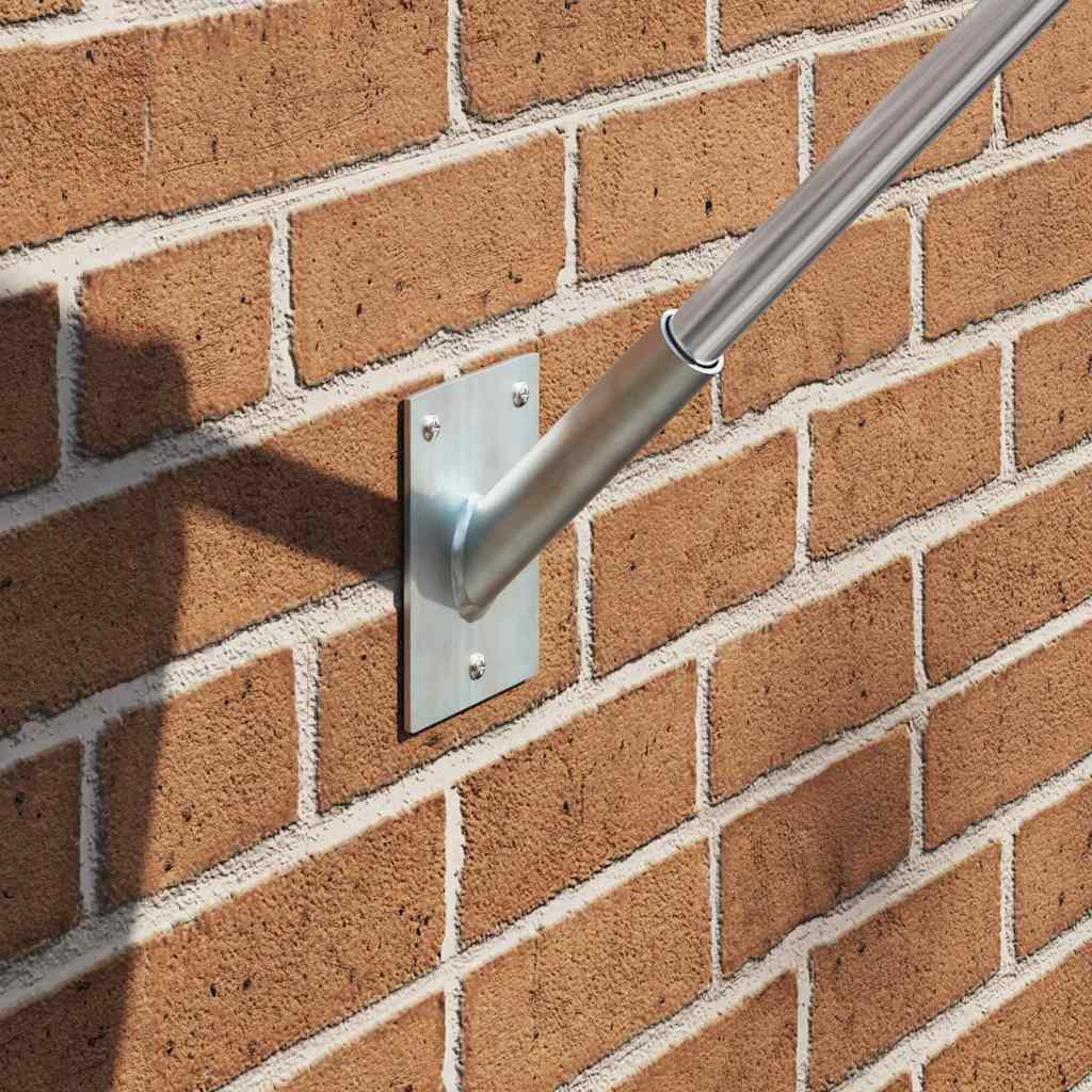 Vlaggen Mast Houder Zilver 10,5 x 7,5 x 0,25 cm Staal is nu te koop bij PeponiXL, paradijselijk wonen!