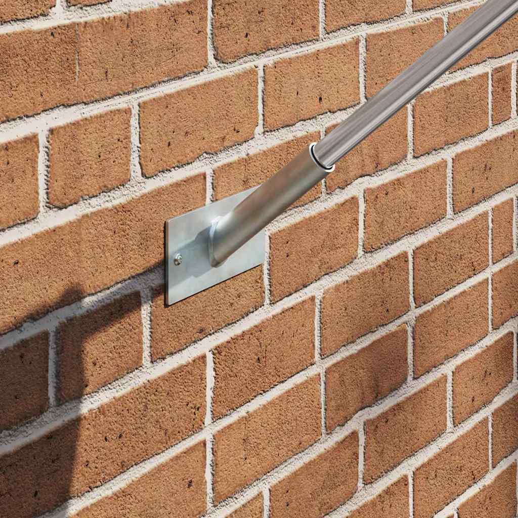 Vlaggen Mast Houder Zilver 13 x 6 x 0,2 cm Staal is nu te koop bij PeponiXL, paradijselijk wonen!