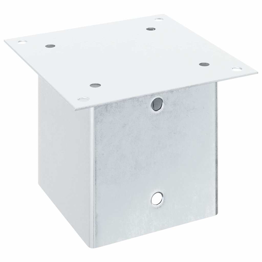 Spokkels vierkant 12 st gegalvaniseerd staal zilverkleurig is nu te koop bij PeponiXL, paradijselijk wonen!