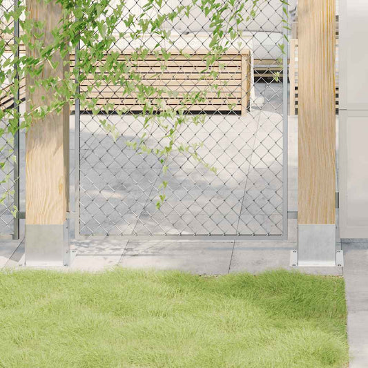 Spokkels vierkant 12 st gegalvaniseerd staal zilverkleurig is nu te koop bij PeponiXL, paradijselijk wonen!