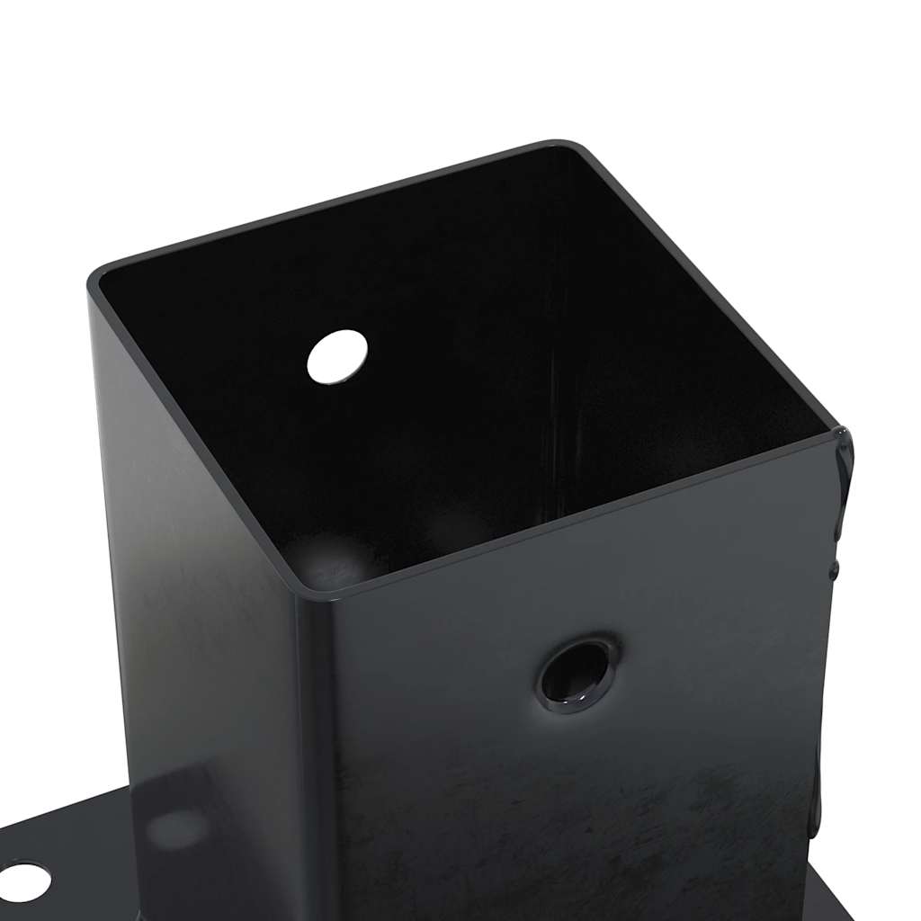 Spokkels vierkant 4 st 81x81 mm gepoedercoat staal antraciet is nu te koop bij PeponiXL, paradijselijk wonen!