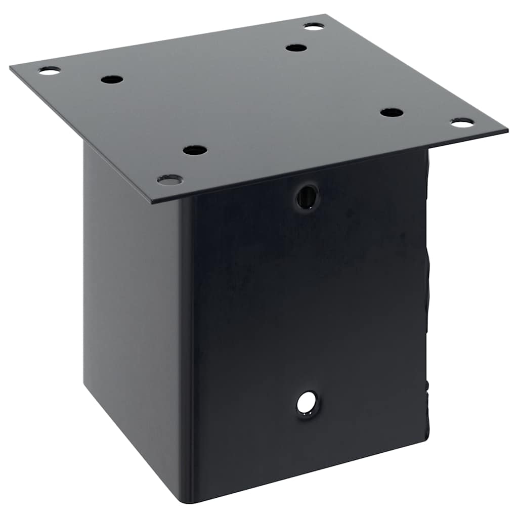 Spokkels vierkant 4 st 101x101 mm gepoedercoat staal antraciet is nu te koop bij PeponiXL, paradijselijk wonen!