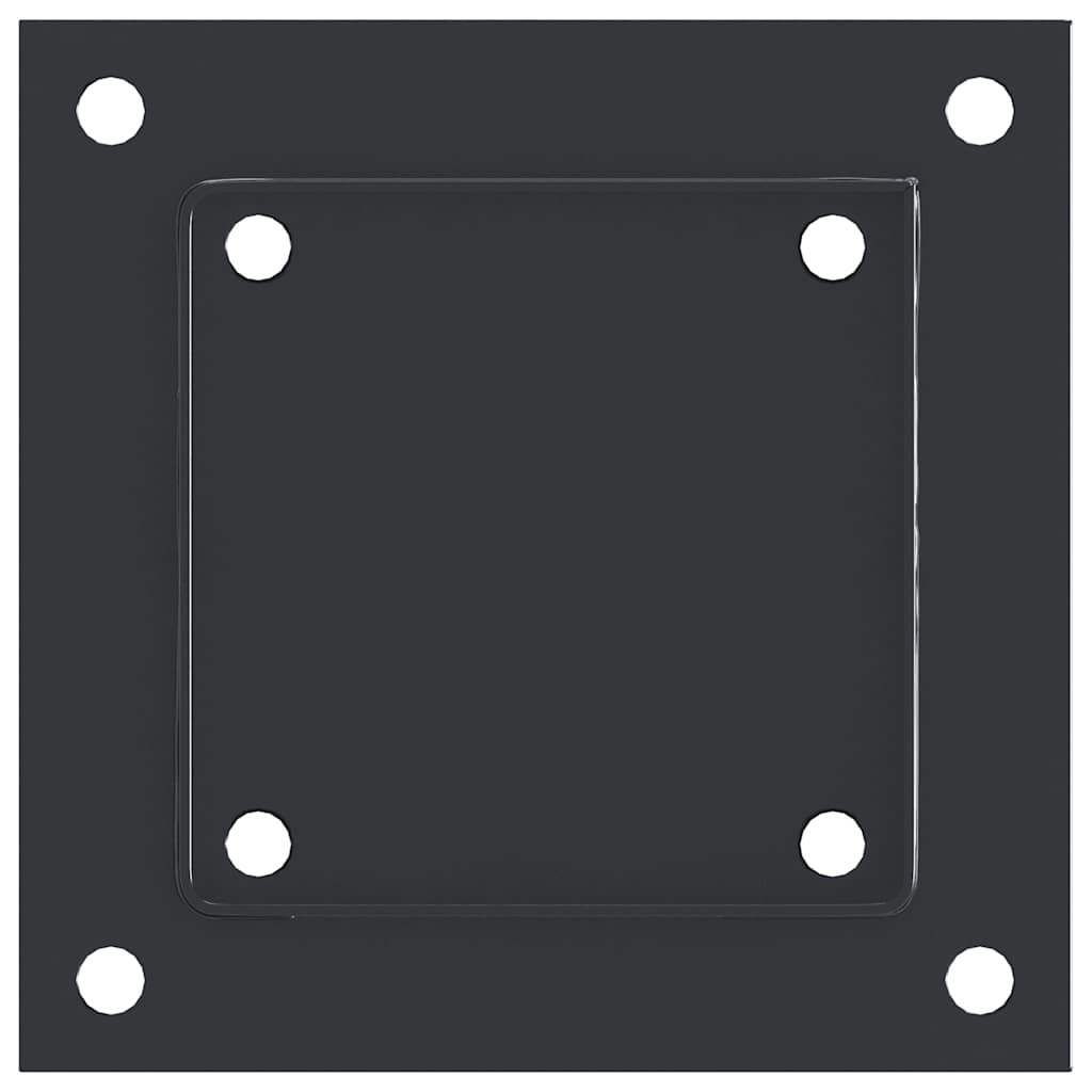 Spokkels vierkant 4 st 101x101 mm gepoedercoat staal antraciet is nu te koop bij PeponiXL, paradijselijk wonen!