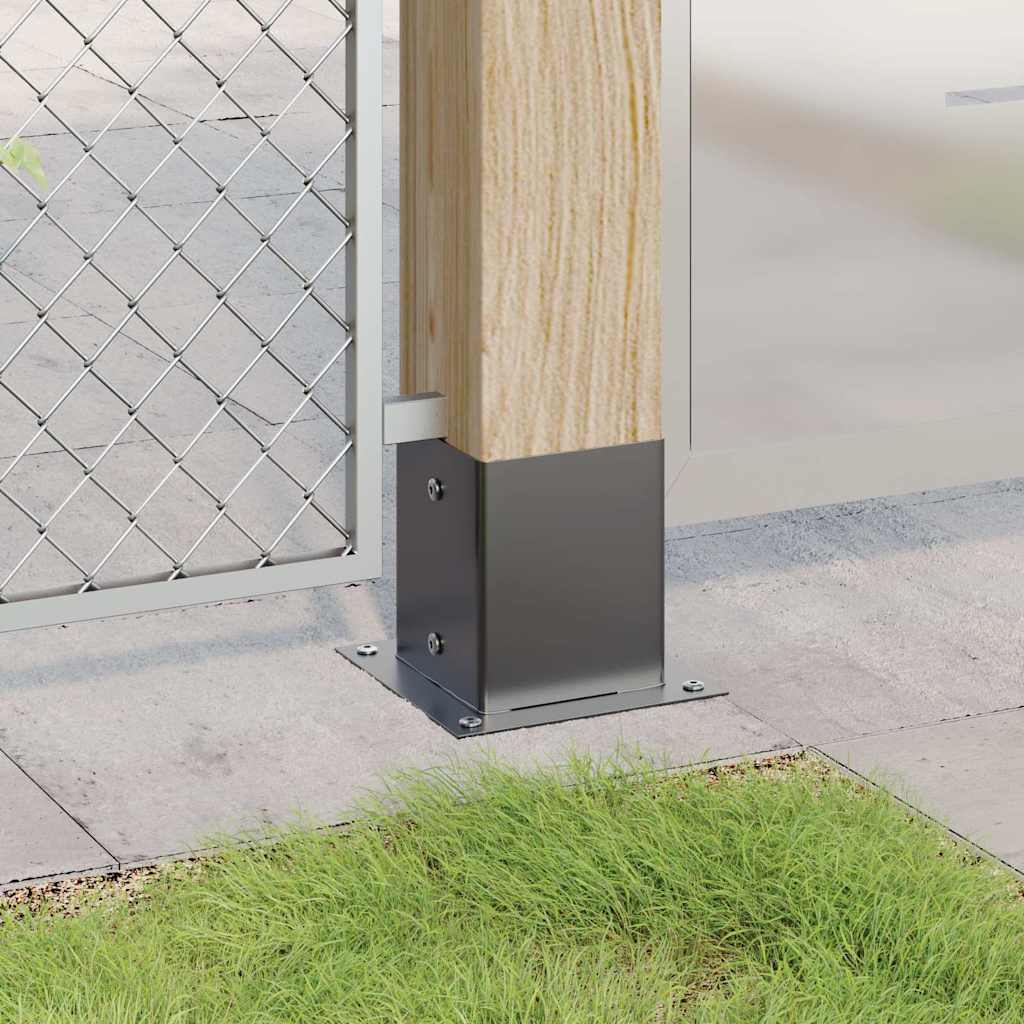 Paonderstellen vierkant 4 st 121x121 mm gepoedercoat staal is nu te koop bij PeponiXL, paradijselijk wonen!