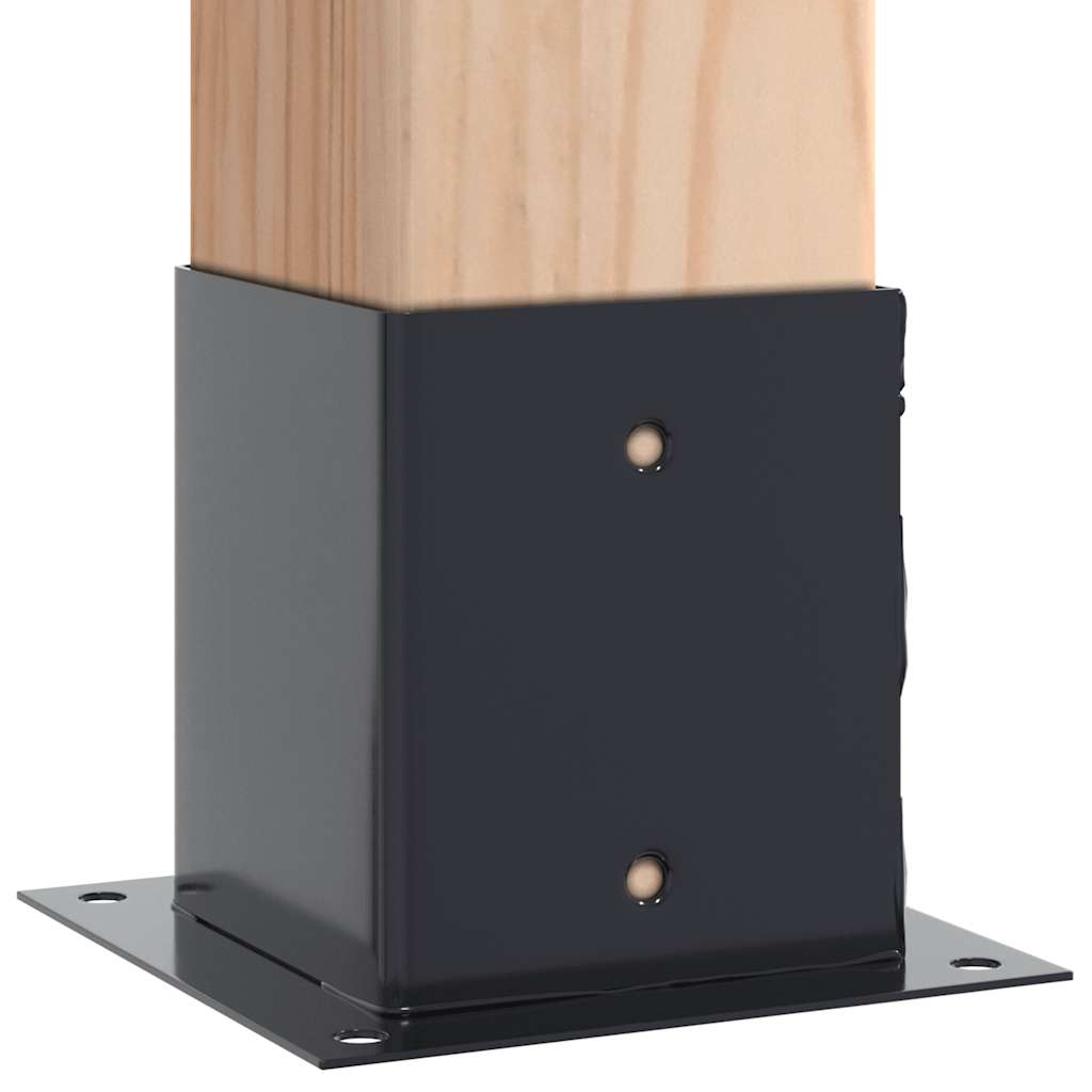 Paonderstellen vierkant 4 st 121x121 mm gepoedercoat staal is nu te koop bij PeponiXL, paradijselijk wonen!