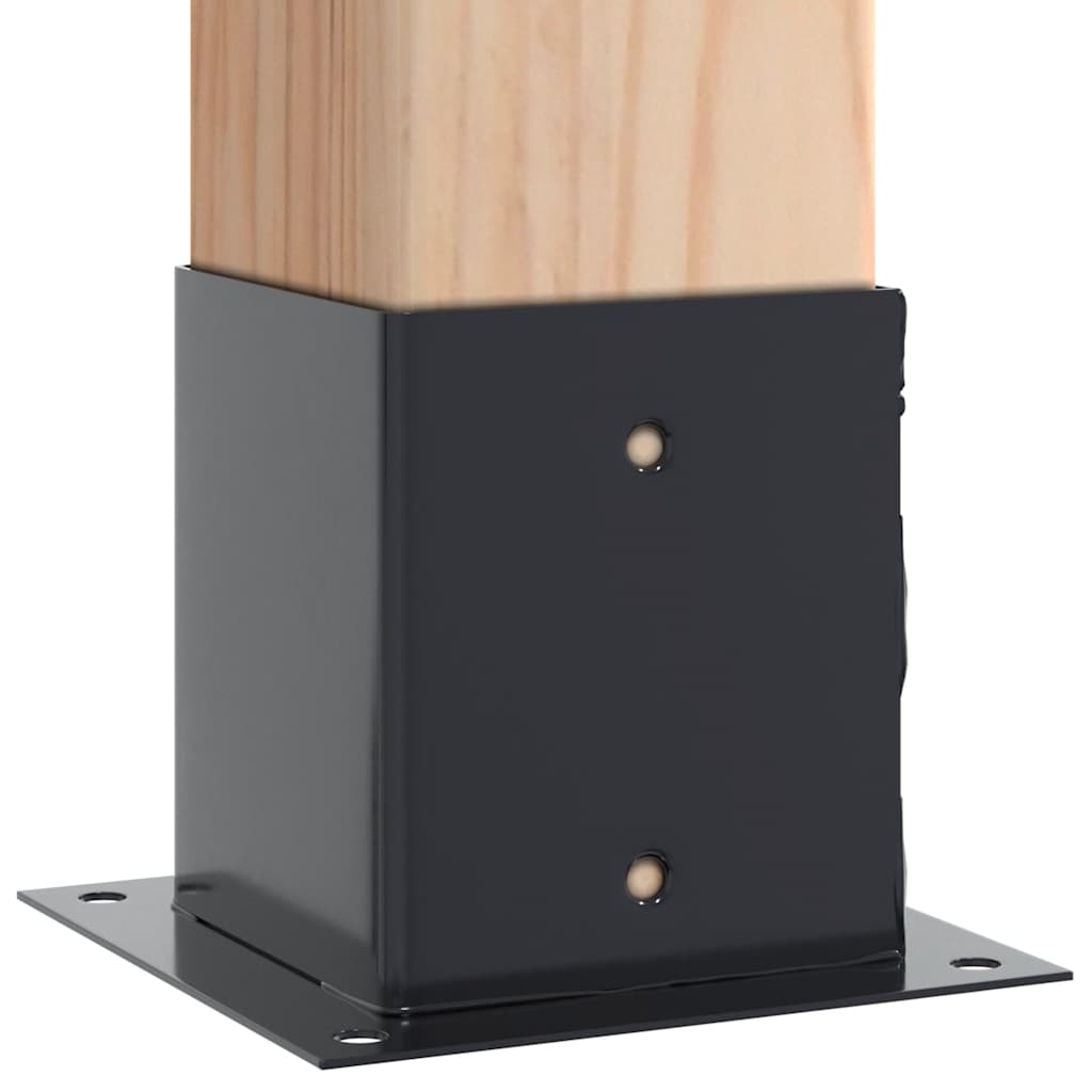 Spokkels vierkant 12 st 121x121 mm gepoedercoat staal antraciet is nu te koop bij PeponiXL, paradijselijk wonen!