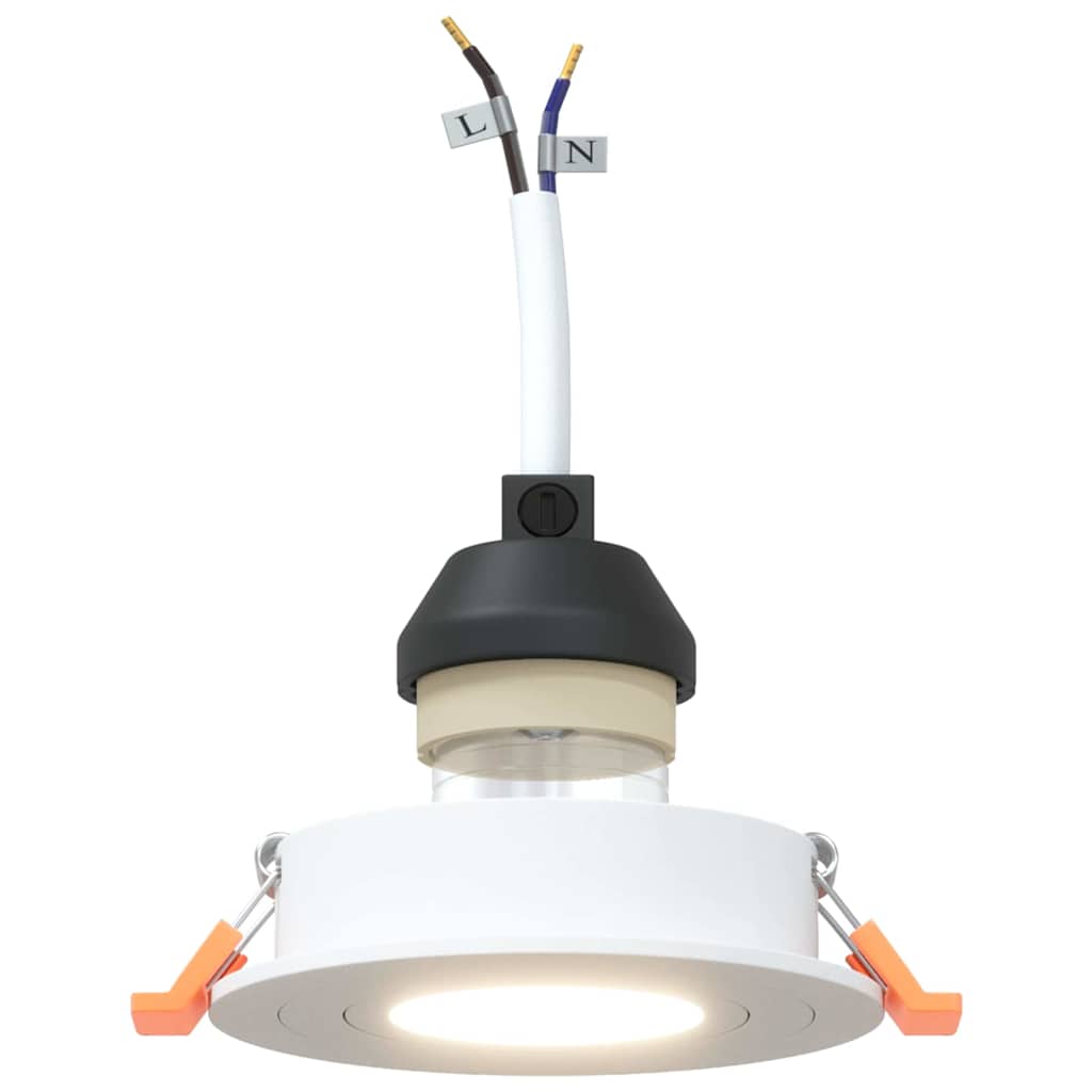 Spotje 6 pcs Wit 9 x 9 x 2 cm Aluminium is nu te koop bij PeponiXL, paradijselijk wonen!