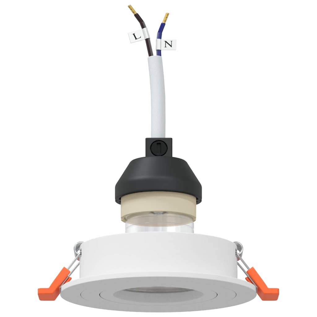 Spotje 6 pcs Wit 9 x 9 x 2 cm Aluminium is nu te koop bij PeponiXL, paradijselijk wonen!