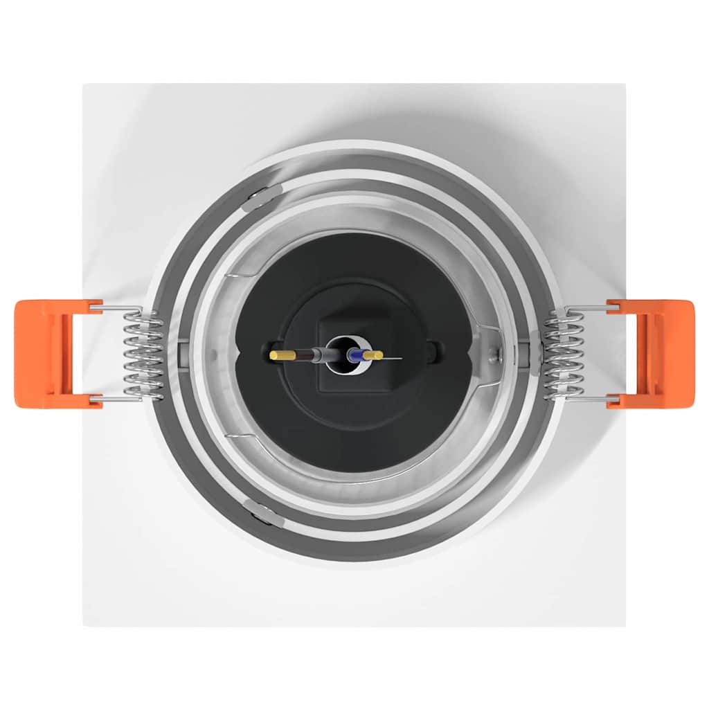 Spotje 6 pcs Wit 9 x 9 x 2 cm Aluminium is nu te koop bij PeponiXL, paradijselijk wonen!