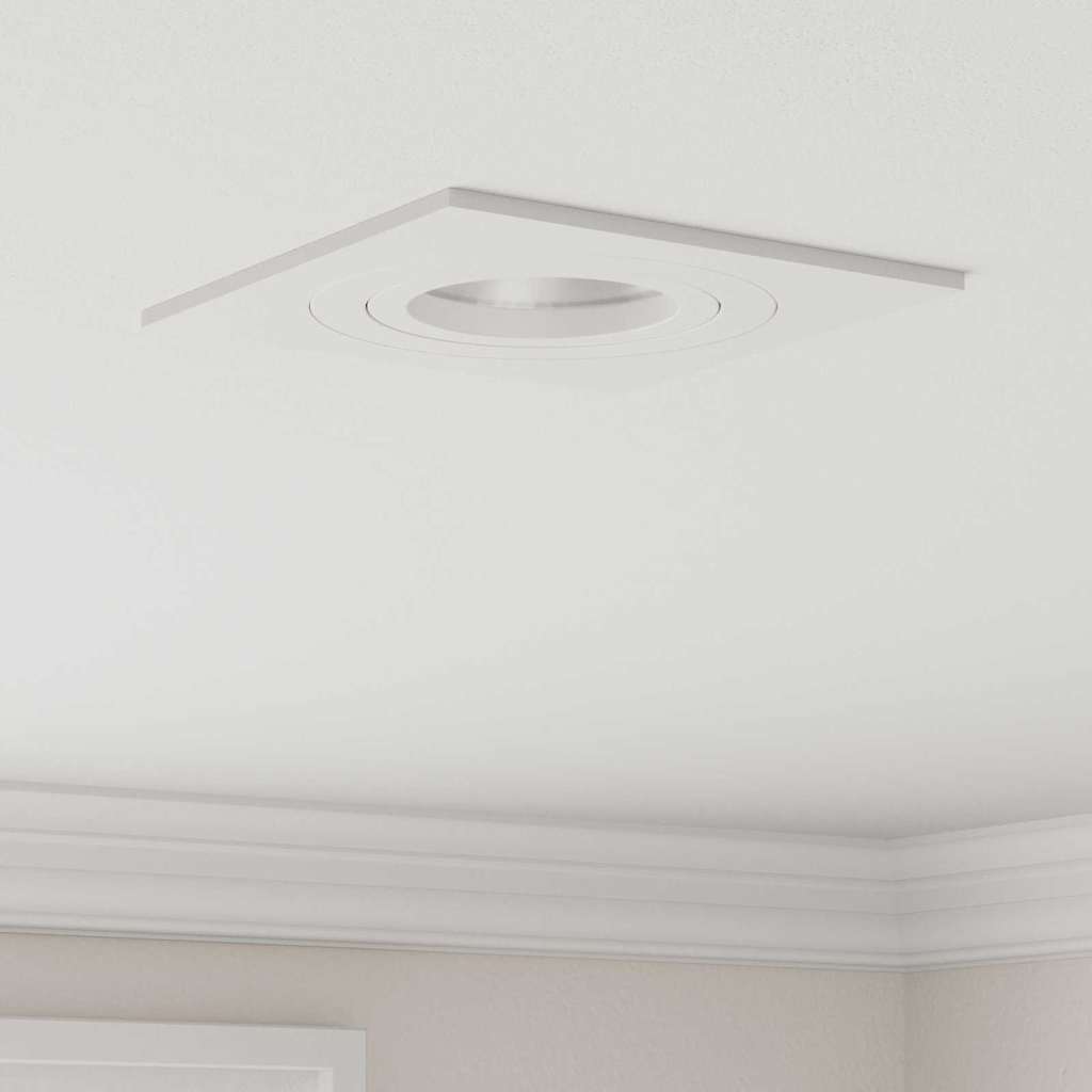 Spotje 12 pcs Wit 9 x 9 x 2 cm Aluminium is nu te koop bij PeponiXL, paradijselijk wonen!