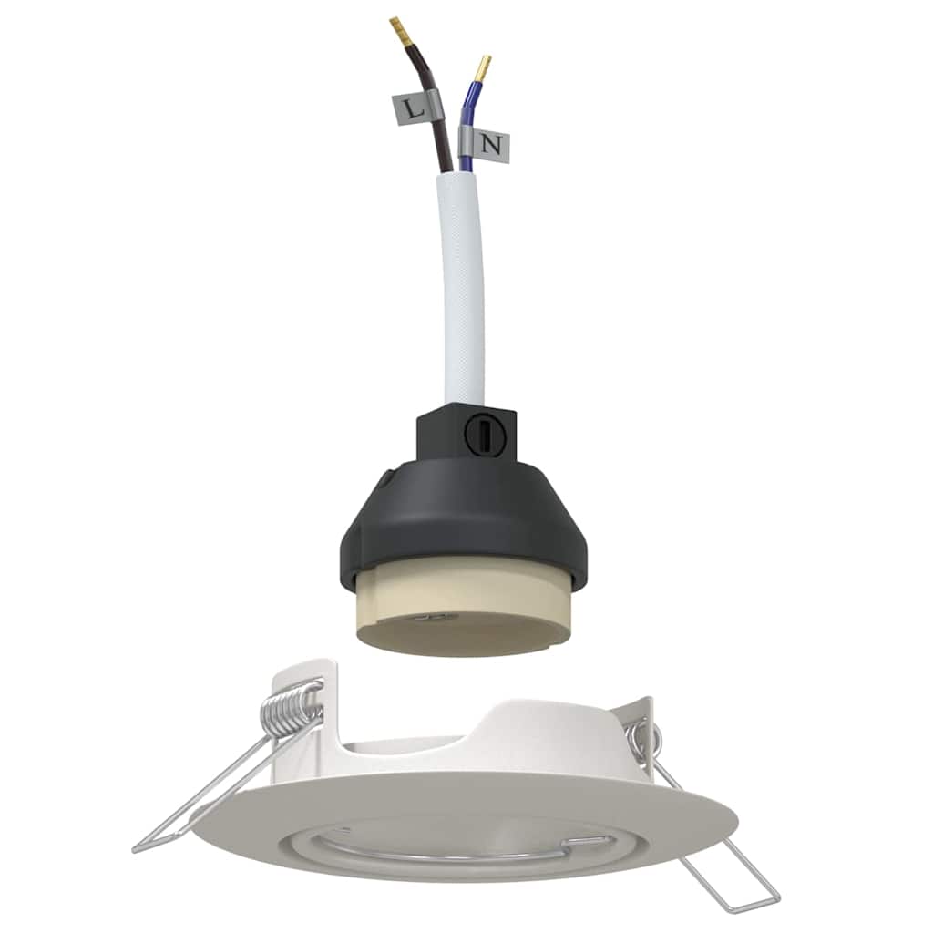 Spotje 12 pcs Wit 9 x 9 x 2.5 cm Metaal is nu te koop bij PeponiXL, paradijselijk wonen!