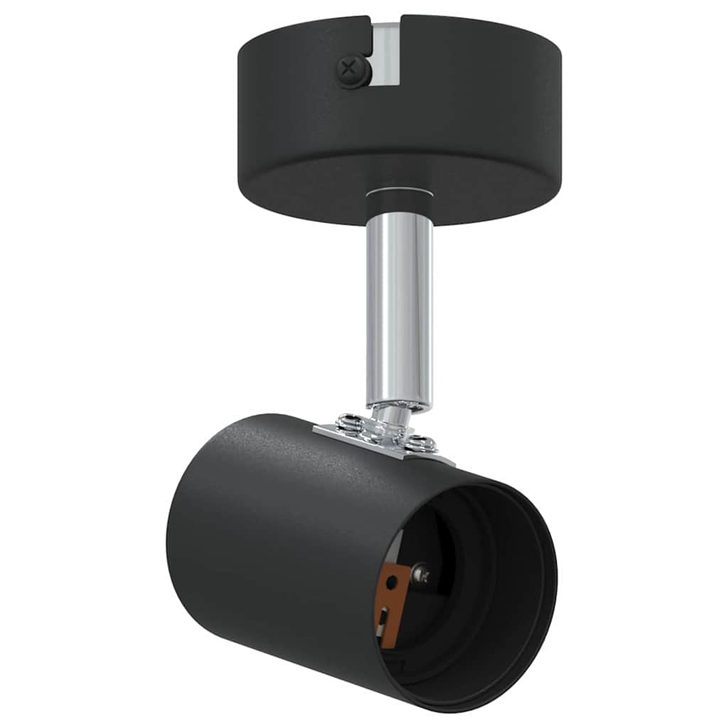 Plafondspot met schijnwerpers Zwart 6,5 x 6 x 11,5 cm Metaal is nu te koop bij PeponiXL, paradijselijk wonen!