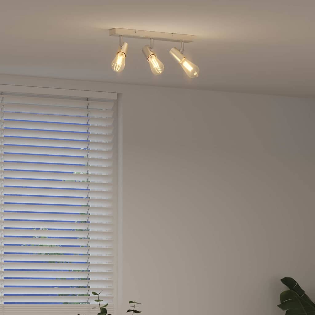 Plafondspot met schijnwerpers Nikkel 38 x 6,5 x 11,5 cm Metaal is nu te koop bij PeponiXL, paradijselijk wonen!