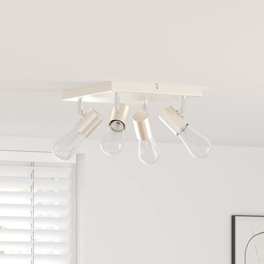 Plafondspot met schijnwerpers Nikkel 26,5 x 26 x 11,5 cm Metaal is nu te koop bij PeponiXL, paradijselijk wonen!