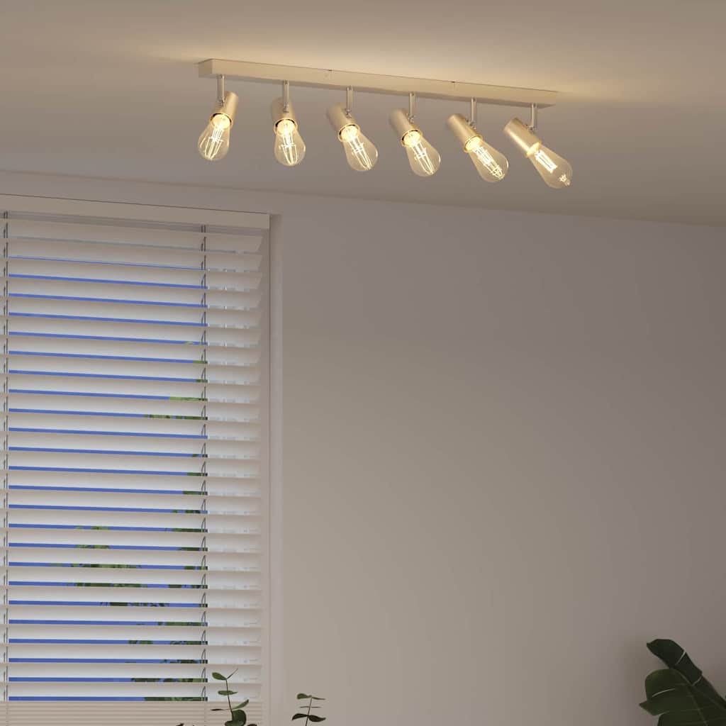 Plafondspot met schijnwerpers Nikkel 73 x 6,5 x 11,5 cm Metaal is nu te koop bij PeponiXL, paradijselijk wonen!