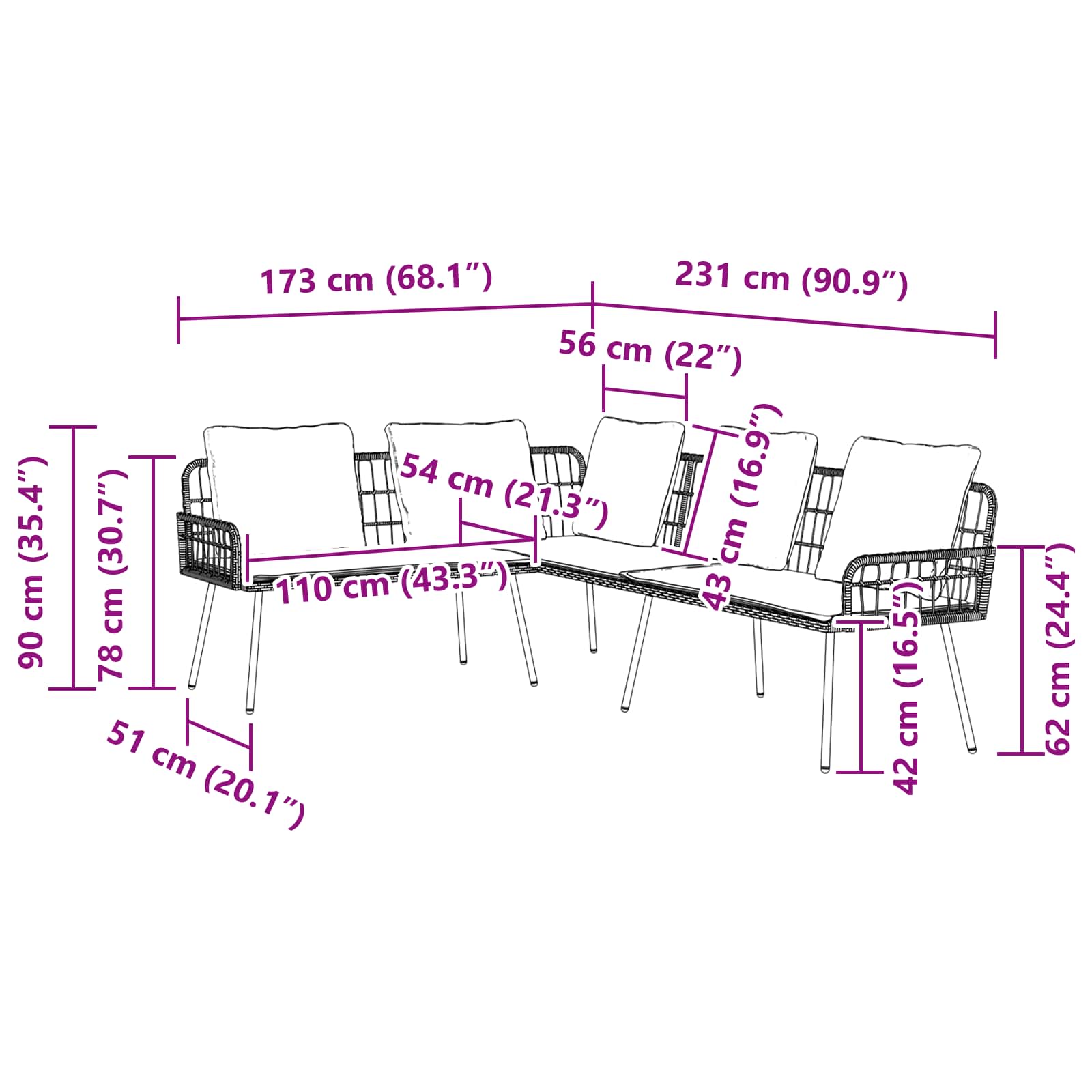 Bank met kussen Grijs 61.5 x 123 x 82cm Metaal is nu te koop bij PeponiXL, paradijselijk wonen!