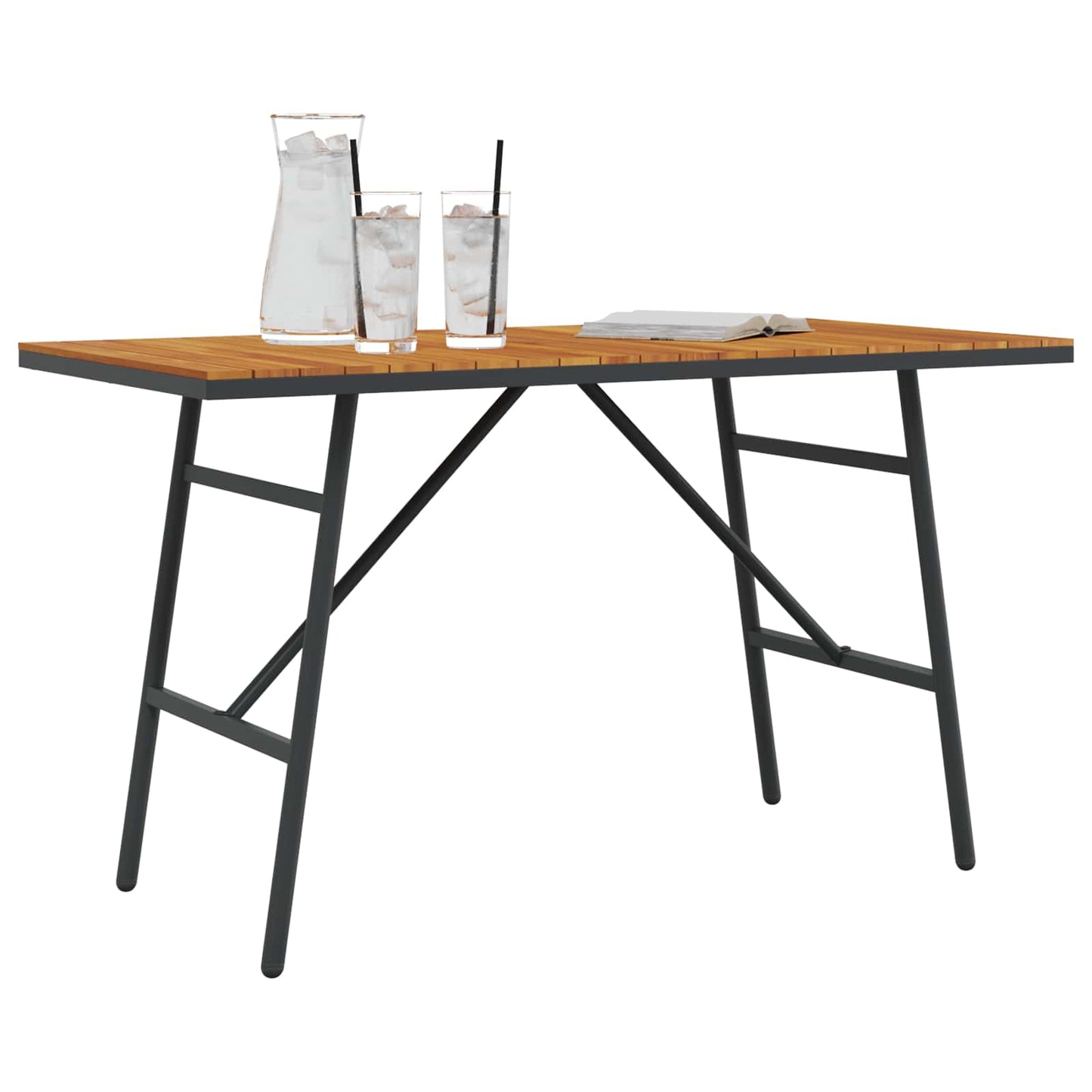 Eettafel Bruin 110 x 55 x 62 cm Massief Acaciahout