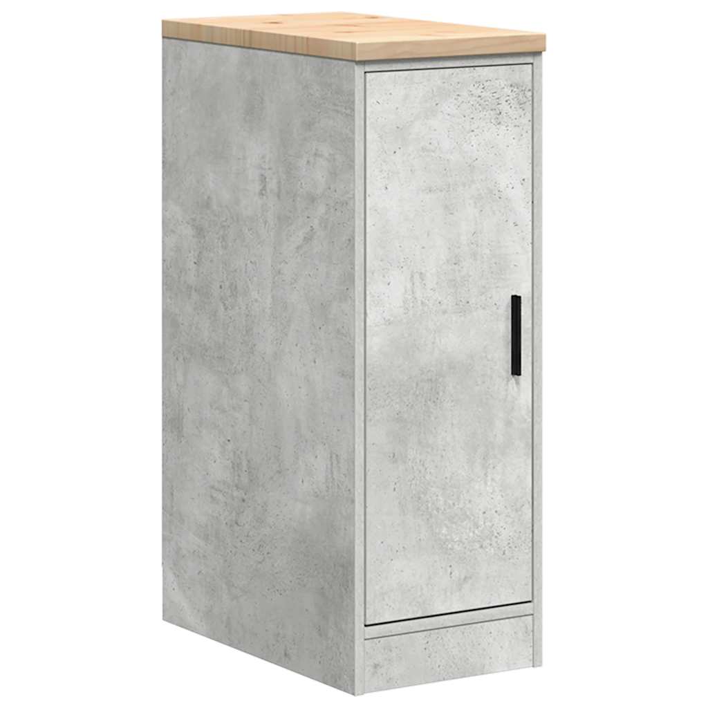 Garagekasten 2 st bewerkt hout betongrijs is nu te koop bij PeponiXL, paradijselijk wonen!