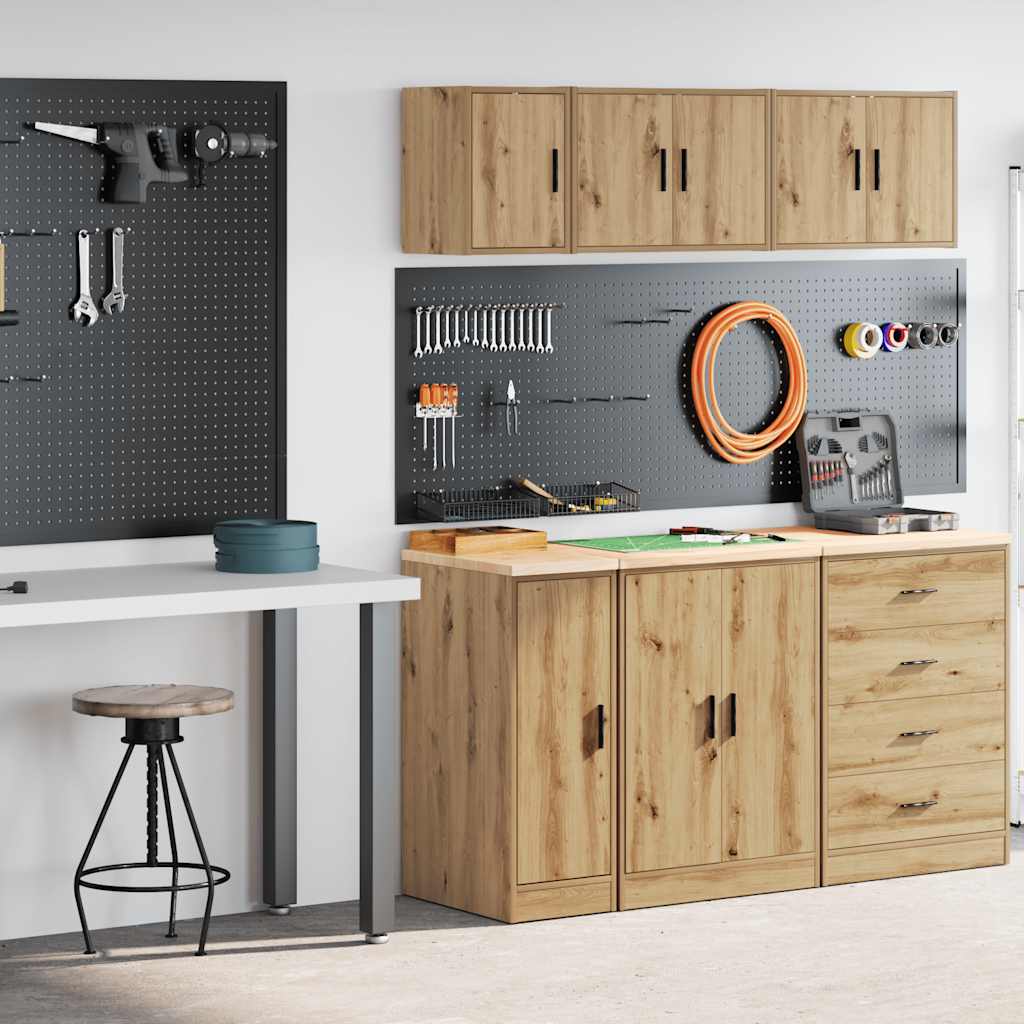 Garagekasten 2 st bewerkt hout ambachtelijk eikenhout is nu te koop bij PeponiXL, paradijselijk wonen!