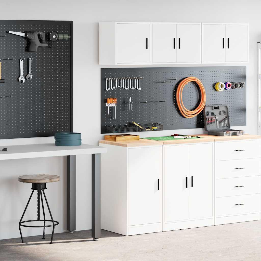 Garagekasten 2 st spaanplaat wit is nu te koop bij PeponiXL, paradijselijk wonen!