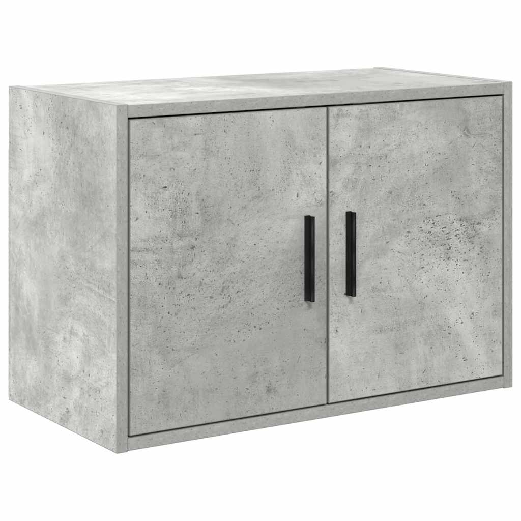 Garagekasten 2 st bewerkt hout betongrijs is nu te koop bij PeponiXL, paradijselijk wonen!