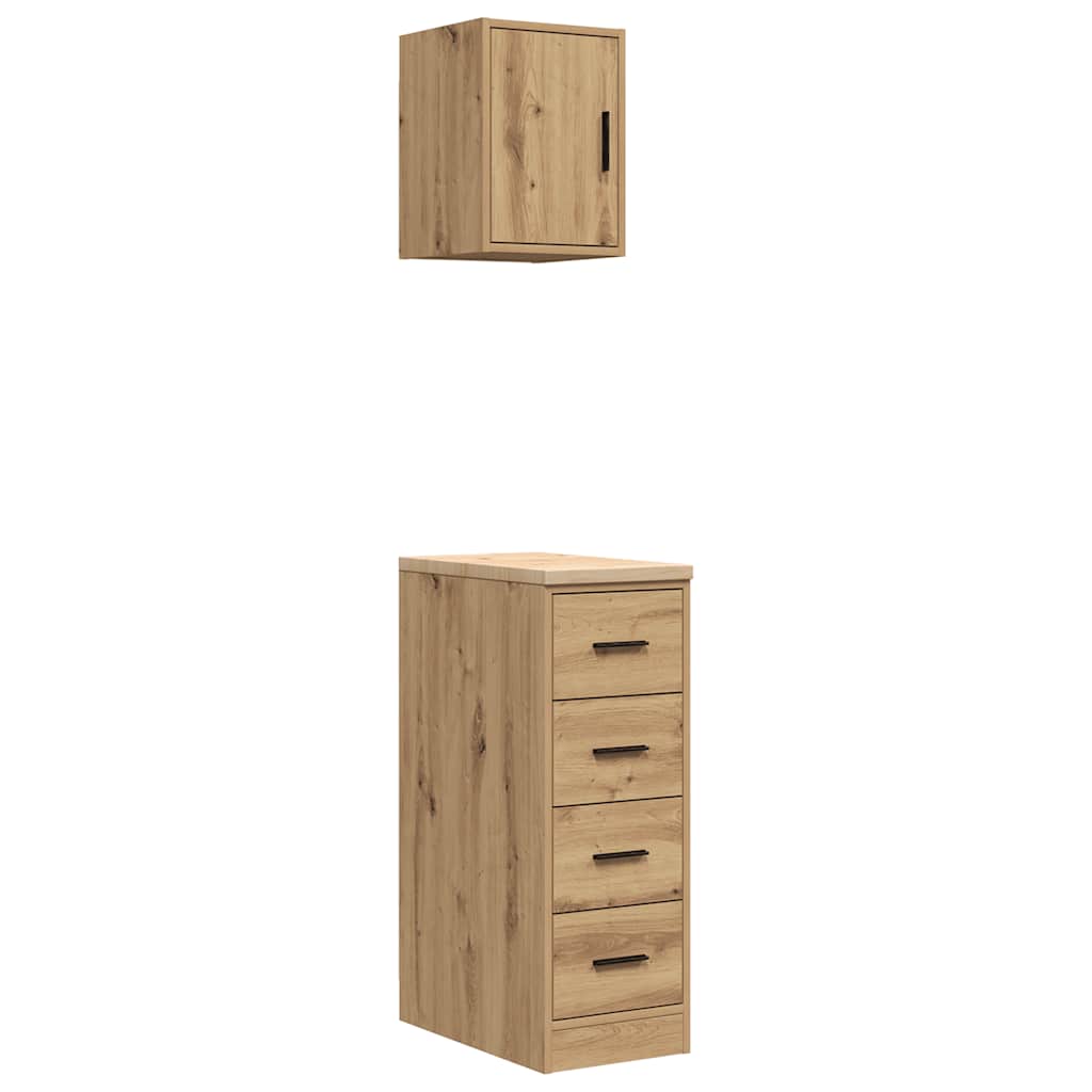 Garagekasten 2 st bewerkt hout ambachtelijk eikenhout is nu te koop bij PeponiXL, paradijselijk wonen!
