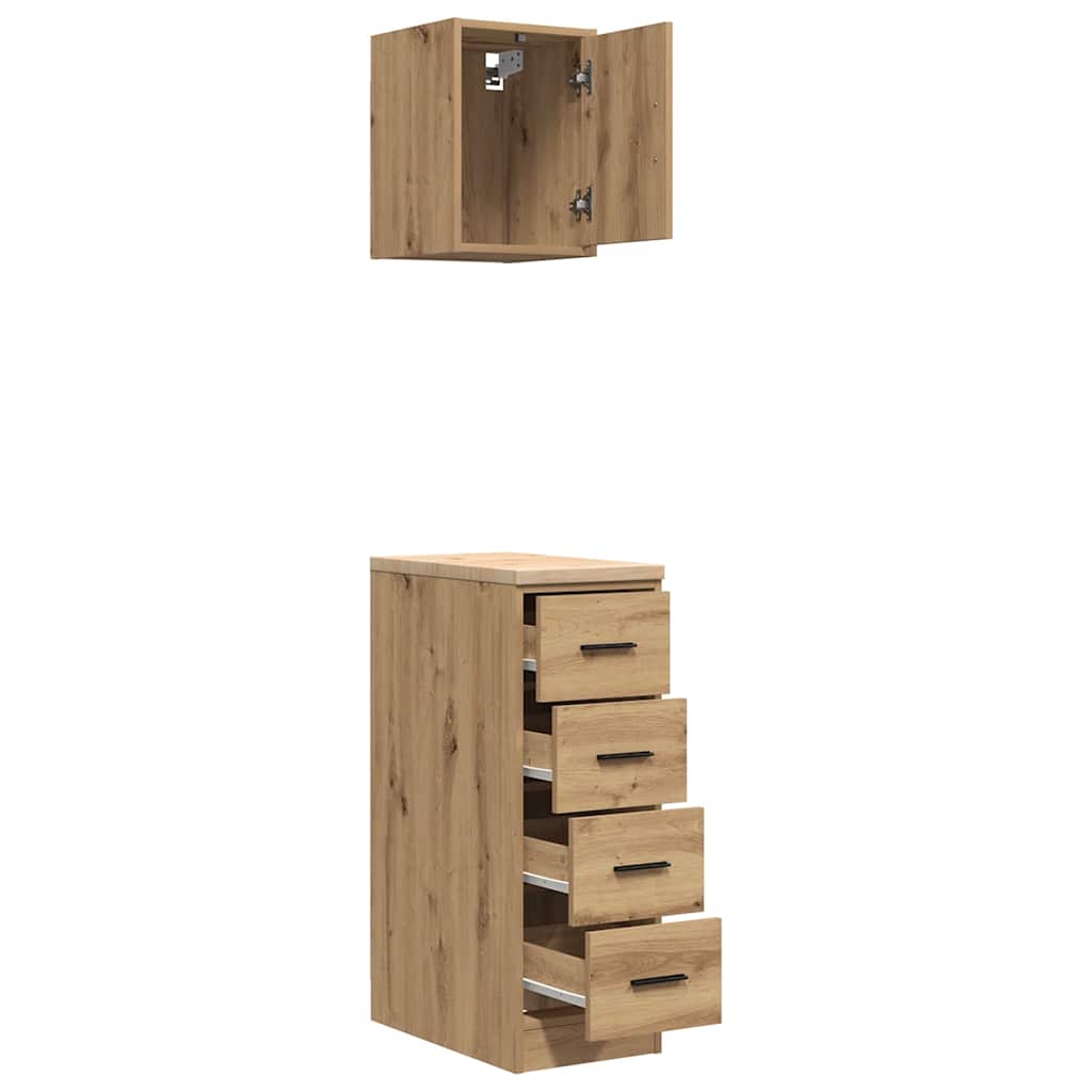 Garagekasten 2 st bewerkt hout ambachtelijk eikenhout is nu te koop bij PeponiXL, paradijselijk wonen!
