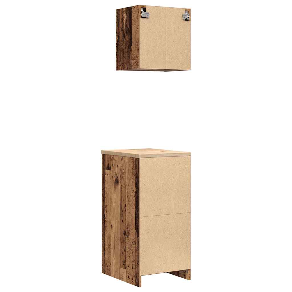 Garagekasten 2 st bewerkt hout oud hout is nu te koop bij PeponiXL, paradijselijk wonen!