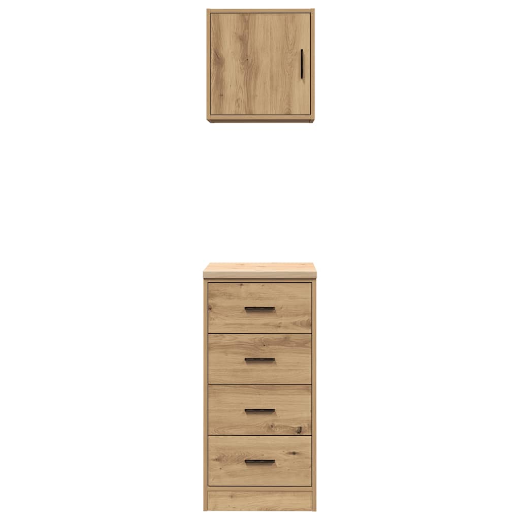 Garagekasten 2 st bewerkt hout ambachtelijk eikenhout is nu te koop bij PeponiXL, paradijselijk wonen!