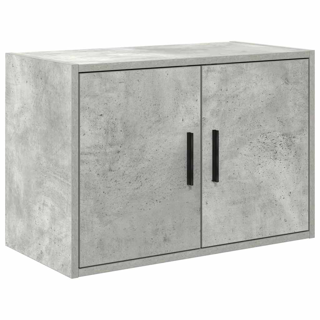 Garagekasten 2 st bewerkt hout betongrijs is nu te koop bij PeponiXL, paradijselijk wonen!