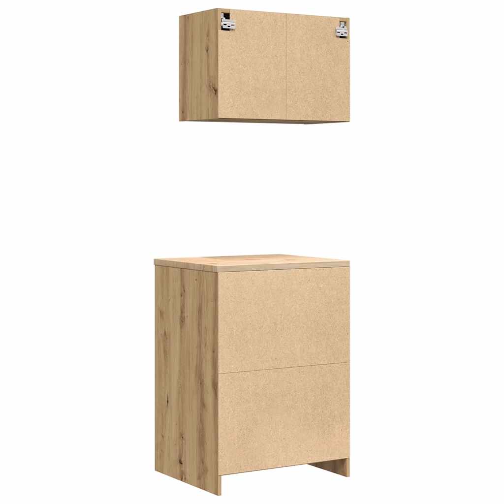 Garagekasten 2 st bewerkt hout ambachtelijk eikenhout is nu te koop bij PeponiXL, paradijselijk wonen!