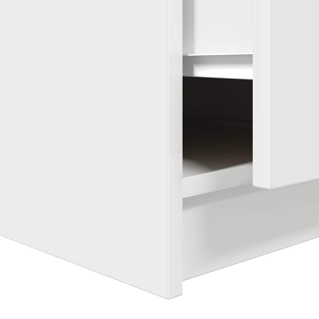 Salontafel met lades 70,5x70x40 cm wit is nu te koop bij PeponiXL, paradijselijk wonen!