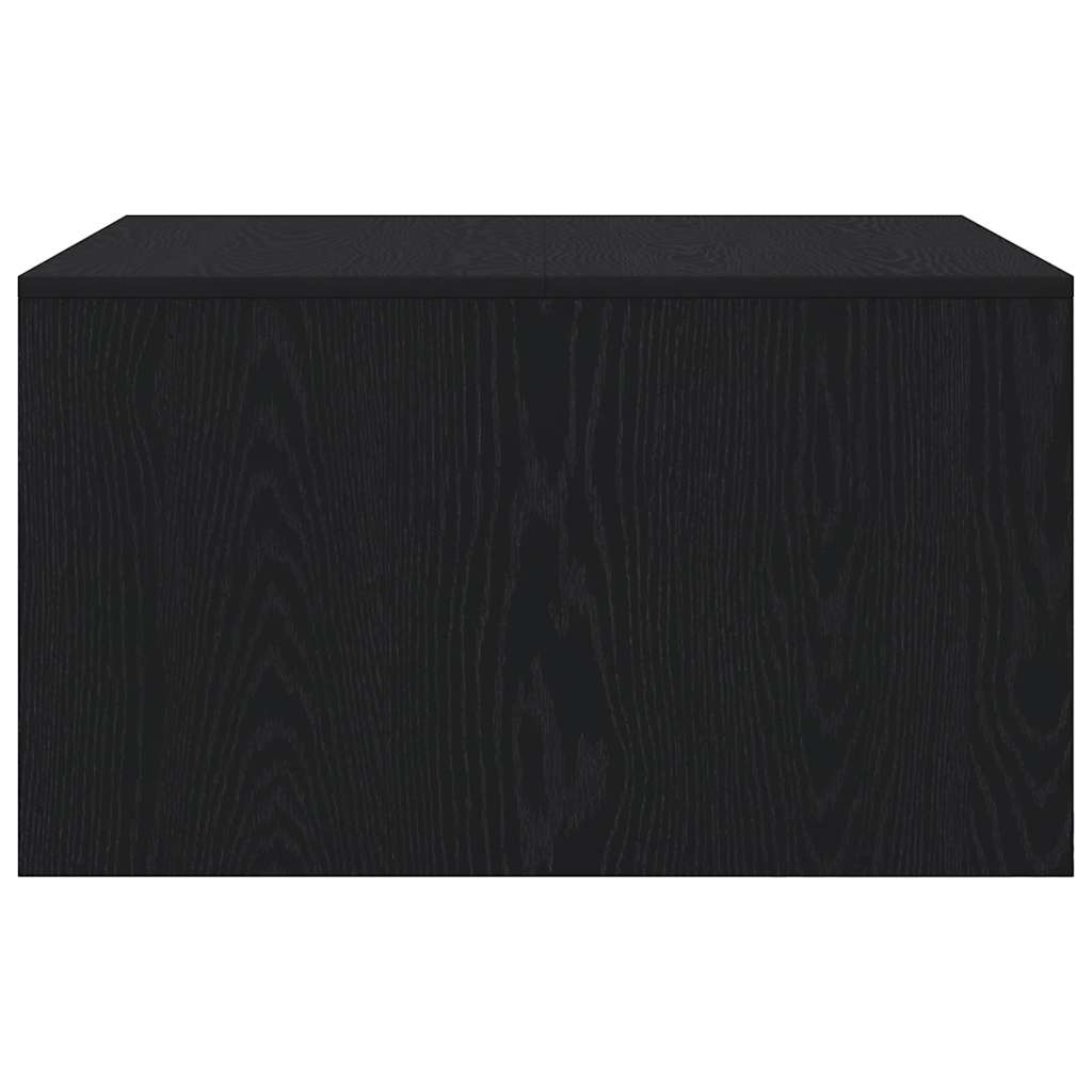Salontafel met lades 70,5x70x40 cm zwart eikenkleurig is nu te koop bij PeponiXL, paradijselijk wonen!