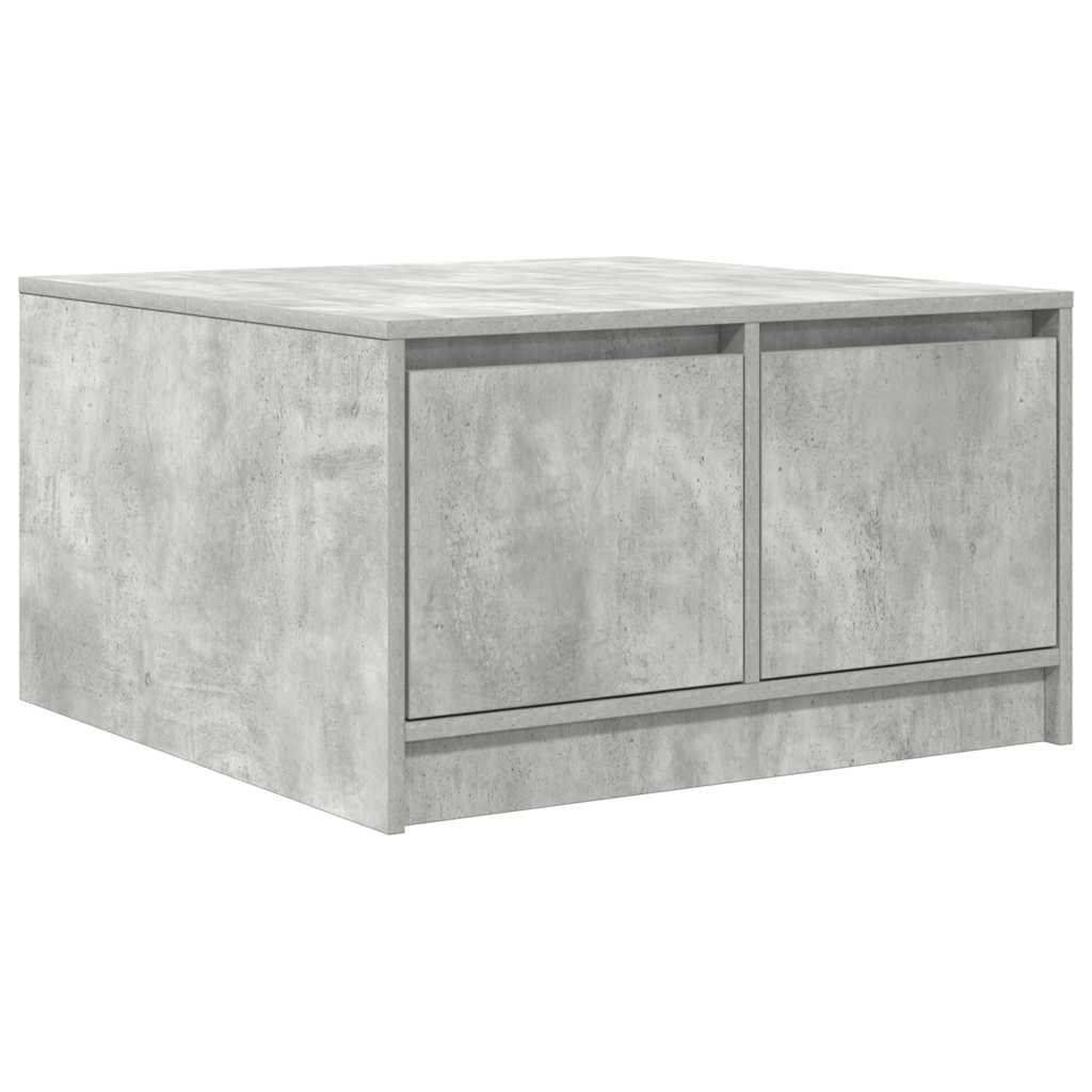 Salontafel met lades 70,5x70x40 cm betongrijs is nu te koop bij PeponiXL, paradijselijk wonen!