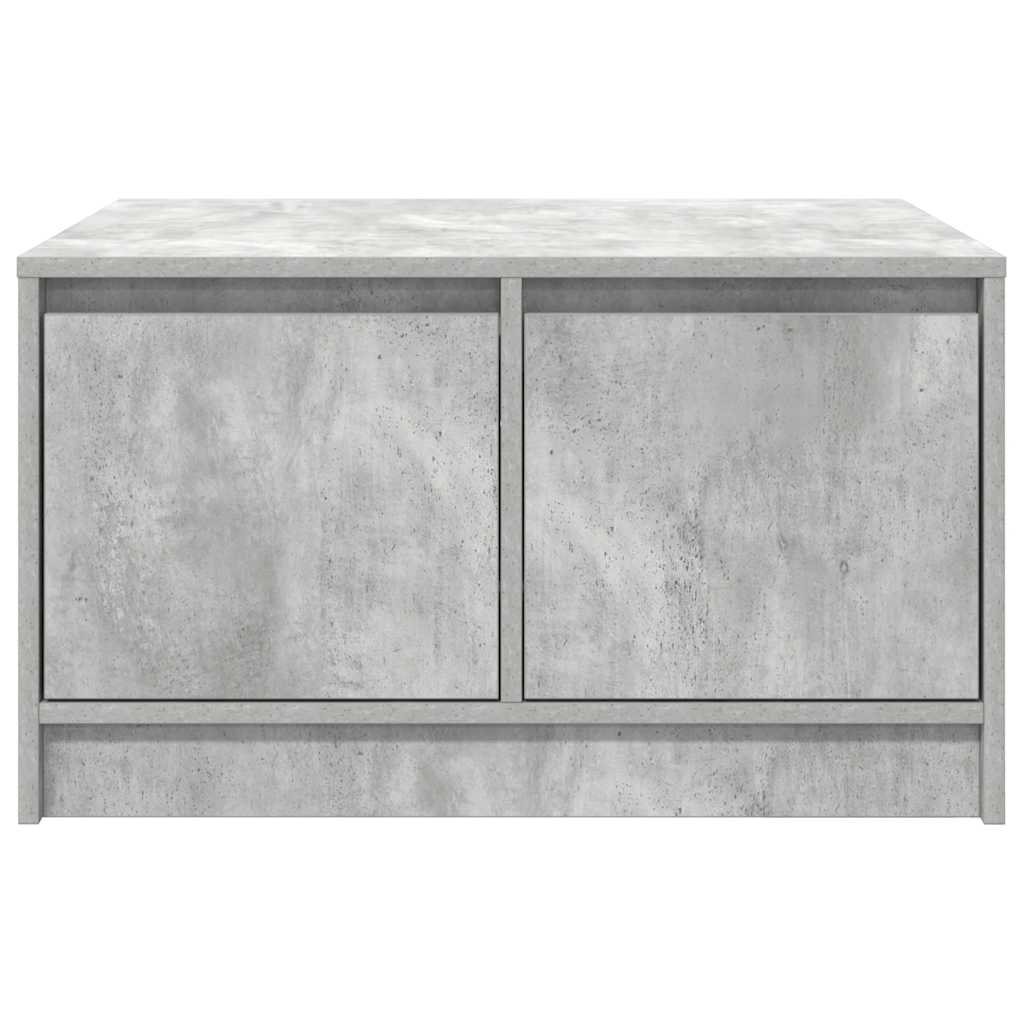 Salontafel met lades 70,5x70x40 cm betongrijs is nu te koop bij PeponiXL, paradijselijk wonen!