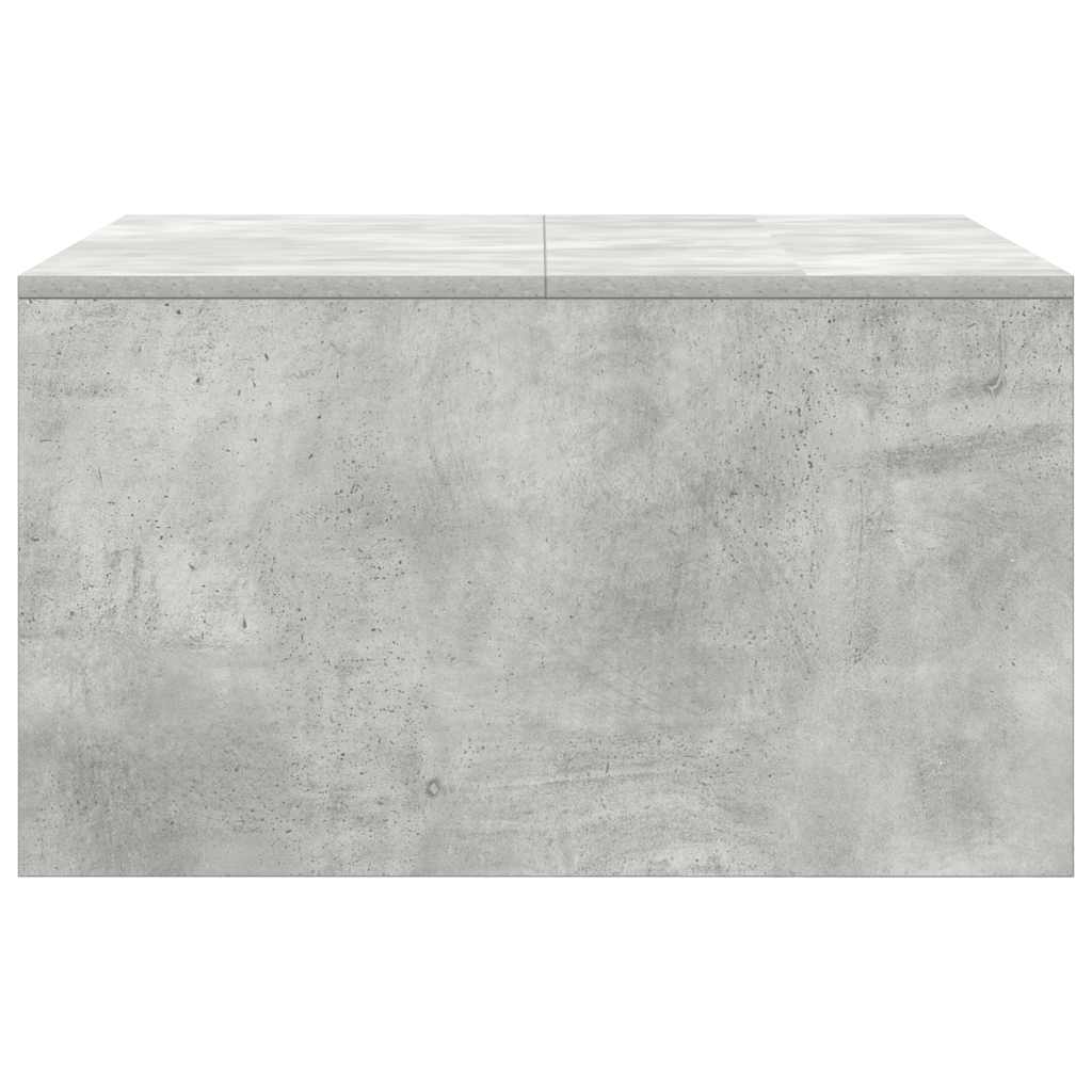 Salontafel met lades 70,5x70x40 cm betongrijs is nu te koop bij PeponiXL, paradijselijk wonen!