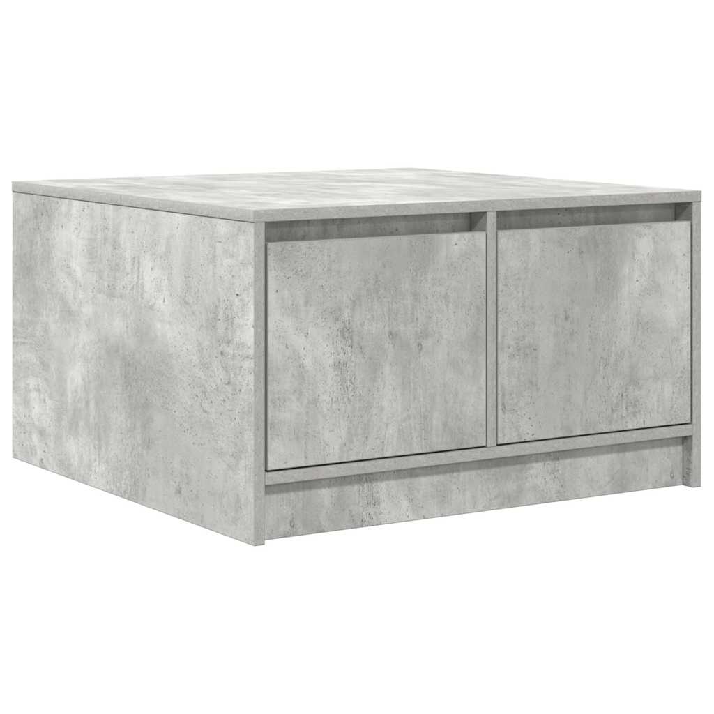 Salontafel met lades 70,5x70x40 cm betongrijs is nu te koop bij PeponiXL, paradijselijk wonen!