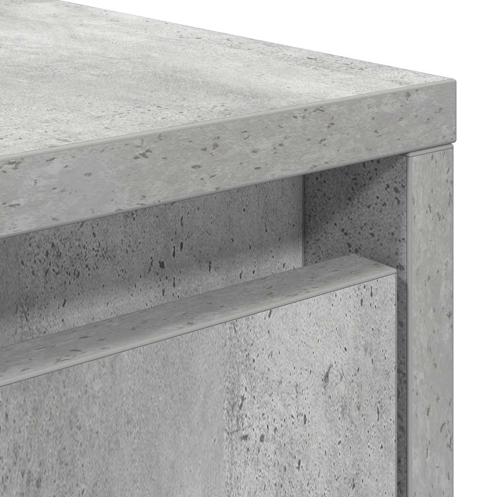 Salontafel met lades 70,5x70x40 cm betongrijs is nu te koop bij PeponiXL, paradijselijk wonen!