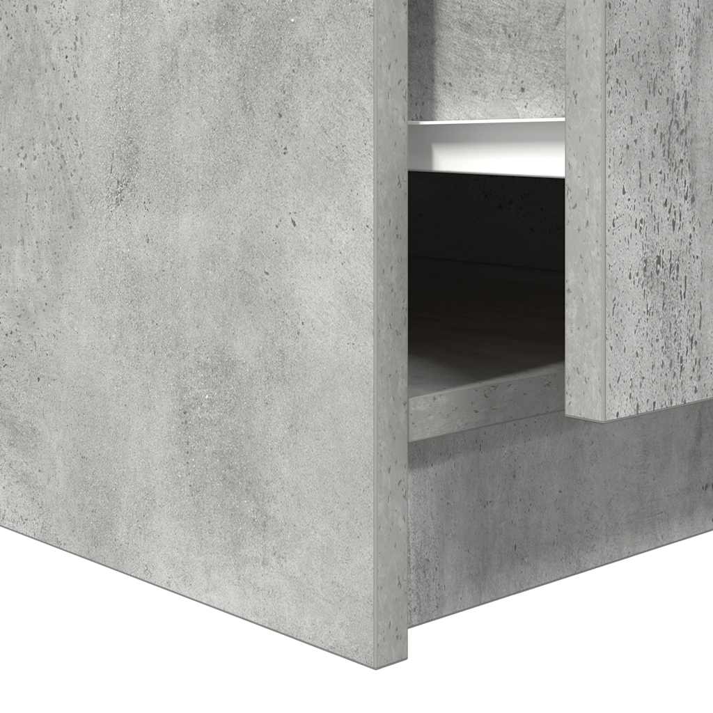 Salontafel met lades 70,5x70x40 cm betongrijs is nu te koop bij PeponiXL, paradijselijk wonen!