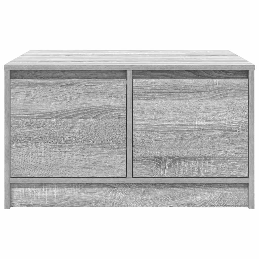 Salontafel met lades 70,5x70x40 cm grijs Sonoma is nu te koop bij PeponiXL, paradijselijk wonen!